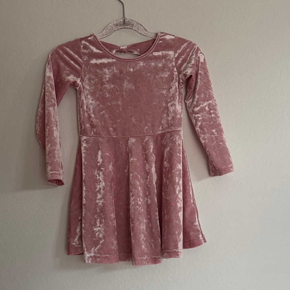 The Children's Place Soft Pink Velvet Dress